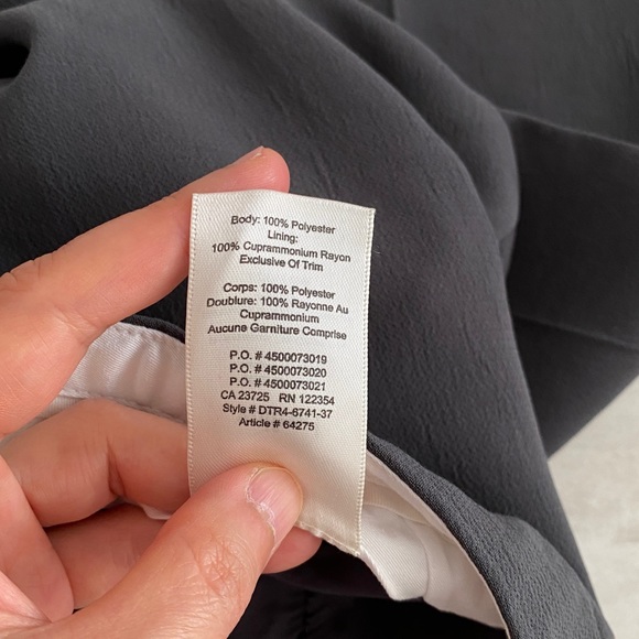 Aritzia wilfred charcoal Fremont pant sz 4 preloved - Picture 5 of 11